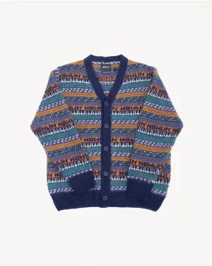 Piano World Cardigan - Orange Dreams