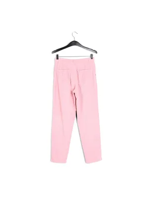 Pink cotton-corduroy pants
