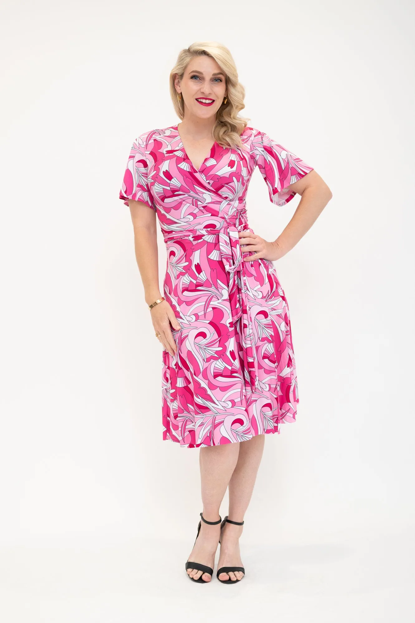 Pink Delight - Wrap Dress- pre order