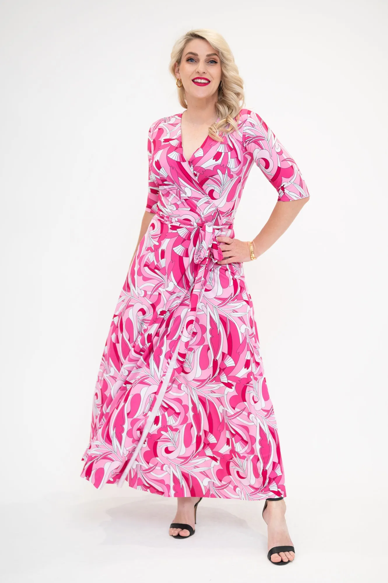 Pink Delight - Wrap Dress- pre order