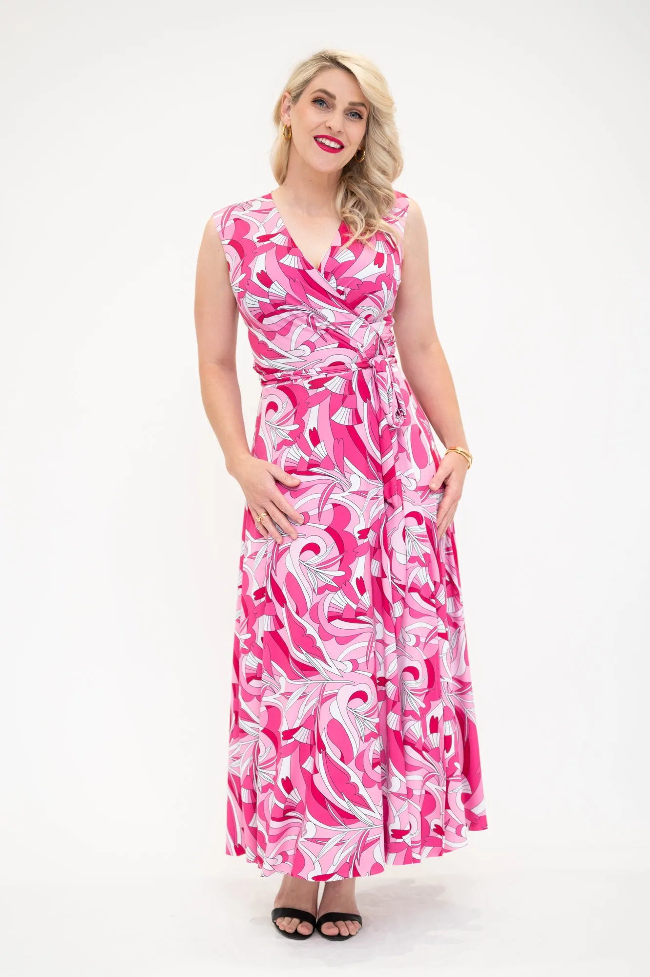 Pink Delight - Wrap Dress- pre order