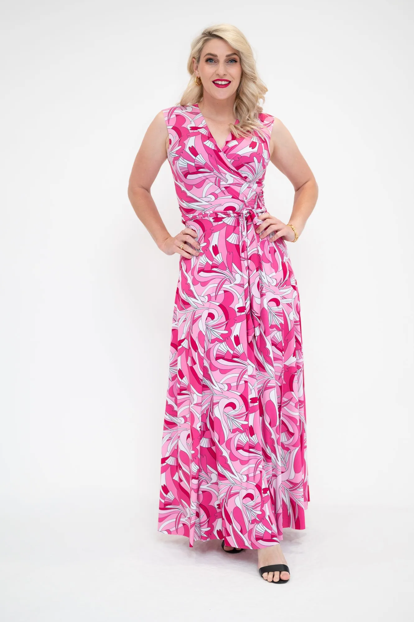 Pink Delight - Wrap Dress- pre order