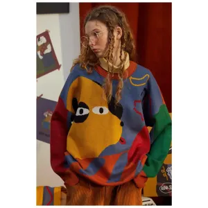 Playful Weirdcore Dog Sweater for Unique Style and Comfort