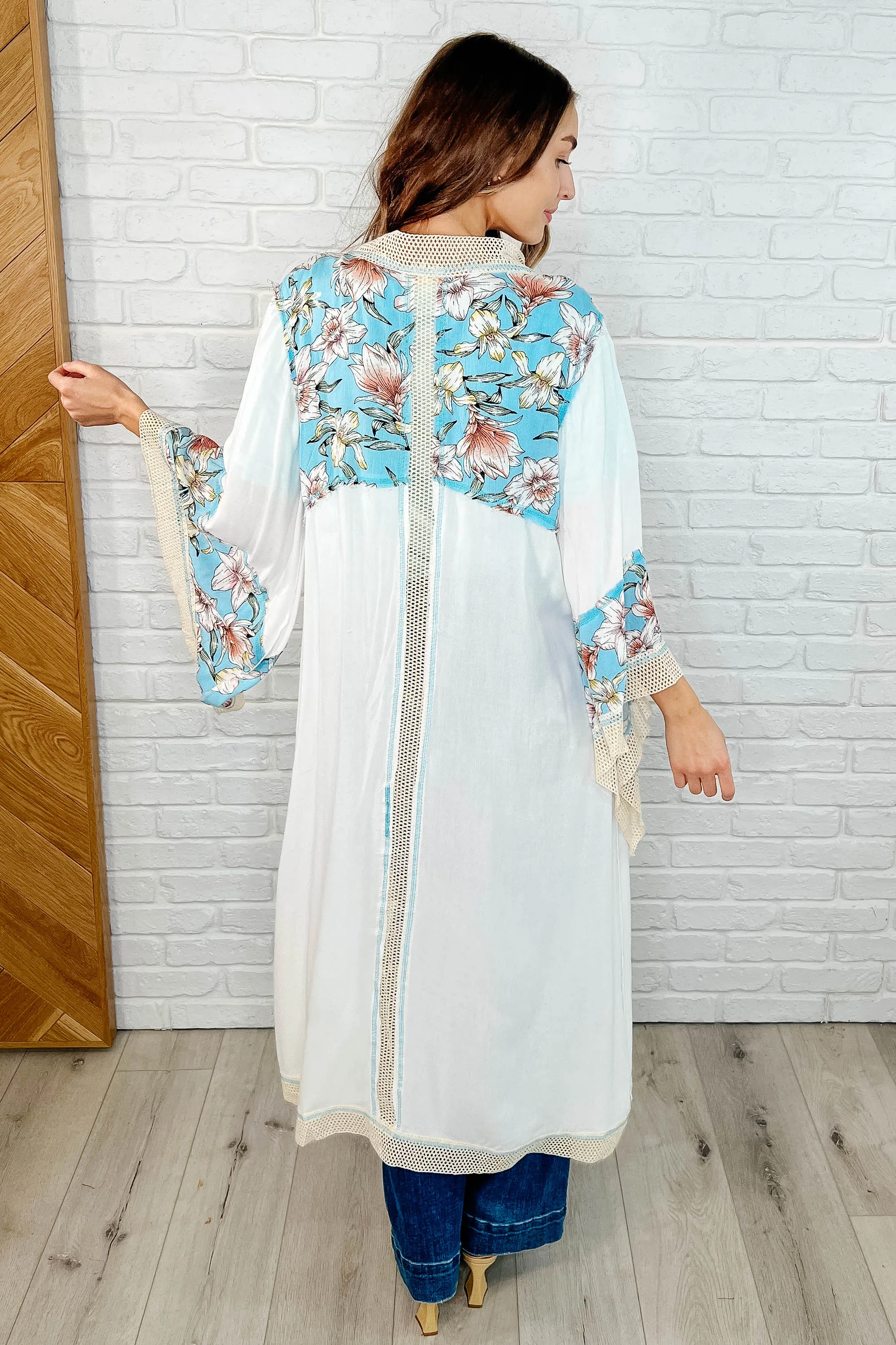 POL Always Flowing Open Front High Low Cardigan