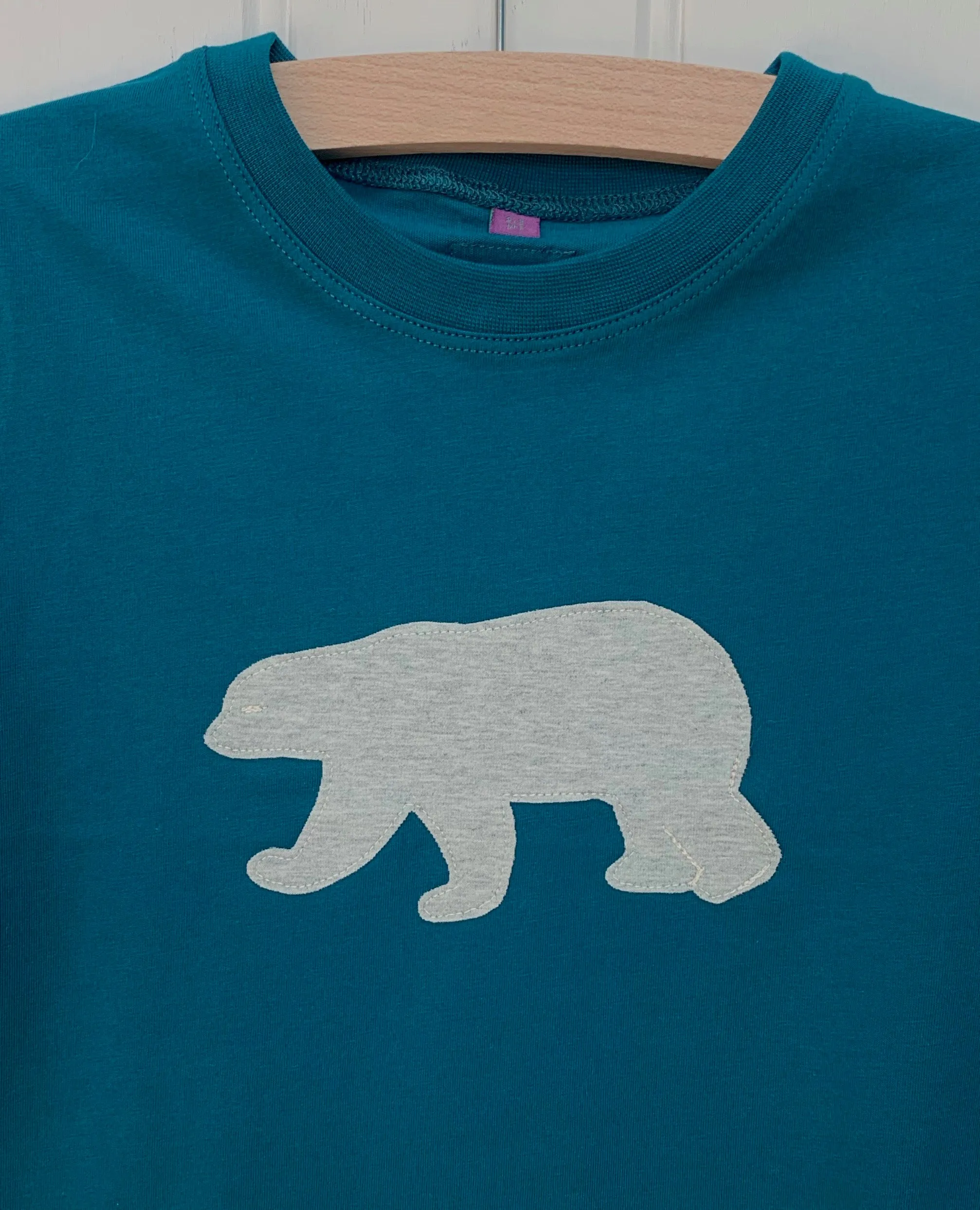 Polar Bear T-shirt - Teal