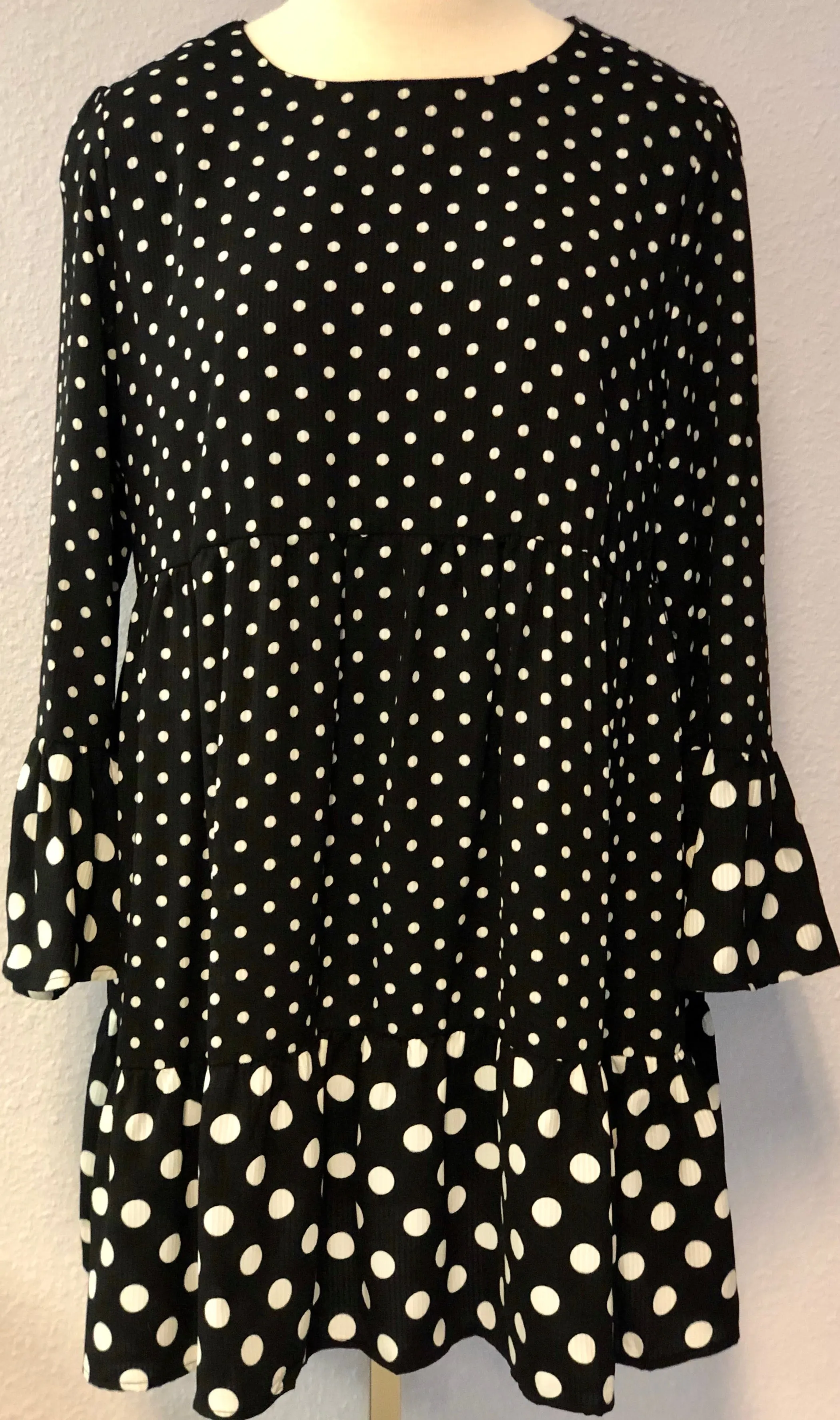 POLKA DOT BABYDOLL DRESS