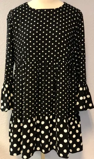 POLKA DOT BABYDOLL DRESS