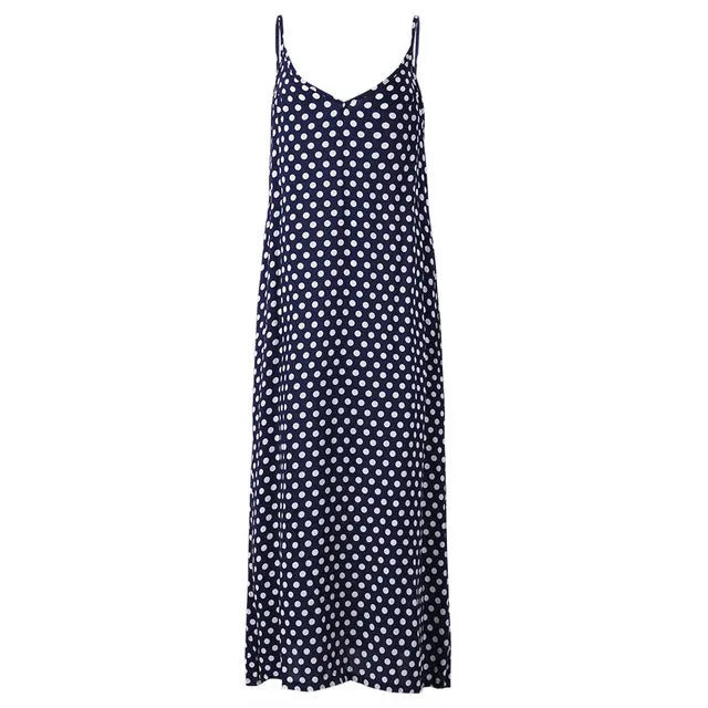 Polka Dot  Maxi Dress