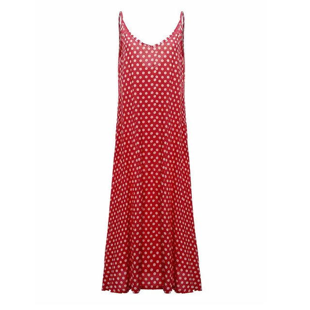 Polka Dot  Maxi Dress