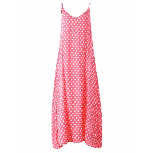Polka Dot  Maxi Dress