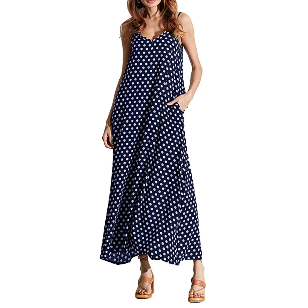 Polka Dot  Maxi Dress