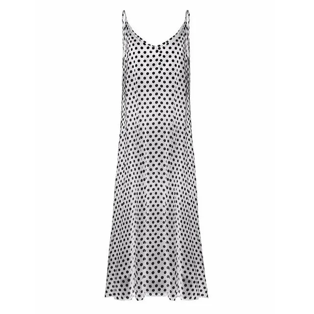 Polka Dot  Maxi Dress
