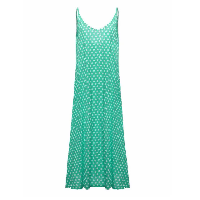 Polka Dot  Maxi Dress