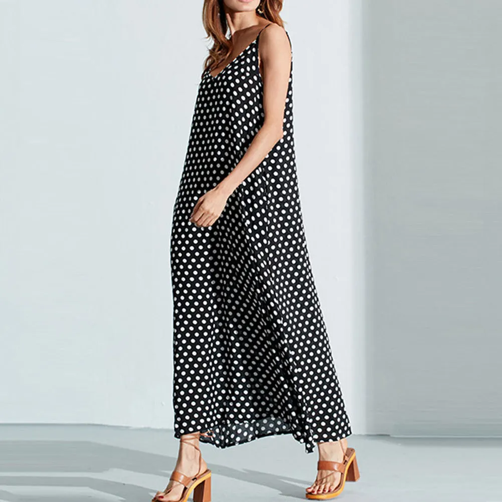 Polka Dot  Maxi Dress