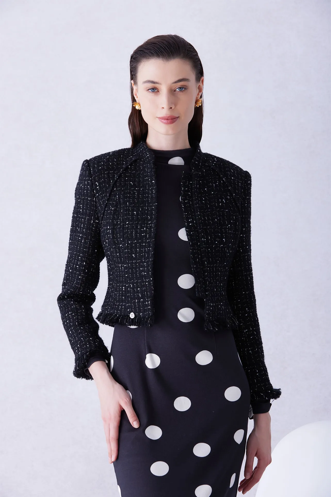 POLKA DOTY PRINT DRESS