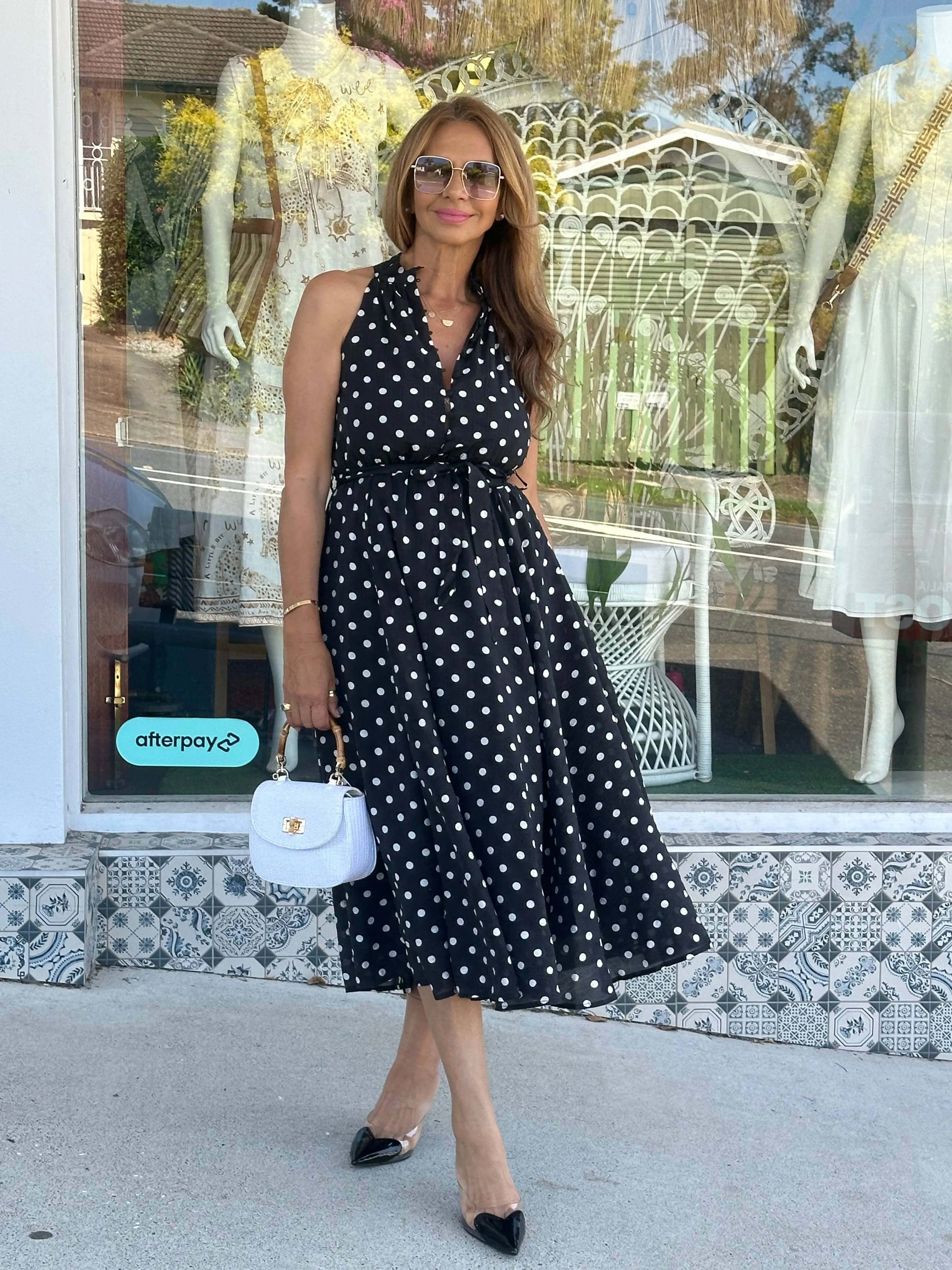 Polka Noir Dress