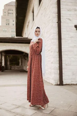 Polka Passion Maxi Dress - Amber