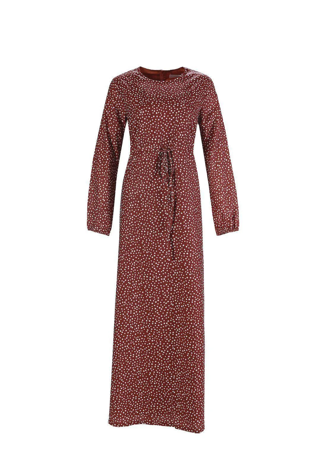 Polka Passion Maxi Dress - Amber