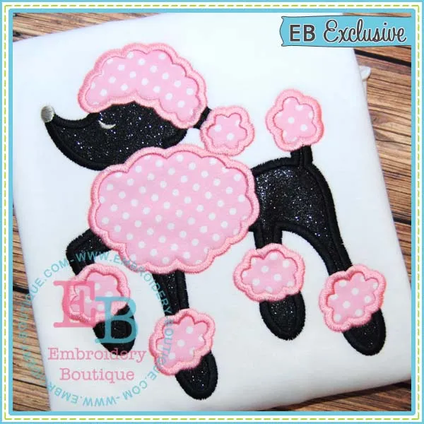 Poodle Applique