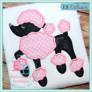 Poodle Applique