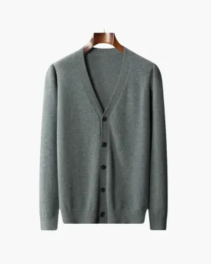 PRAGUE MERINO WOOL CARDIGAN
