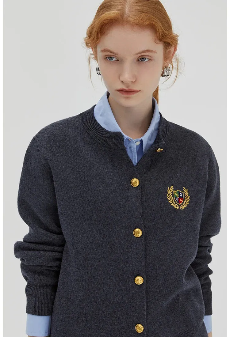 Preppy Style Cardigan