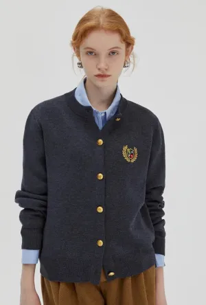 Preppy Style Cardigan
