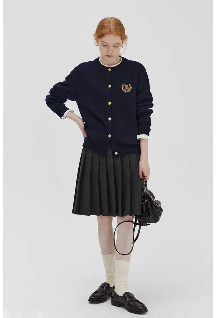 Preppy Style Cardigan