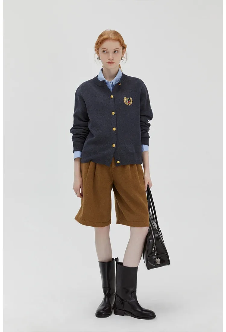 Preppy Style Cardigan
