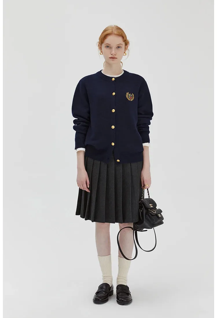 Preppy Style Cardigan