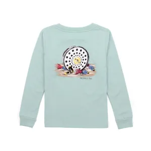 Properly Tied Marine Mist Fly Reel Long Sleeve Tee