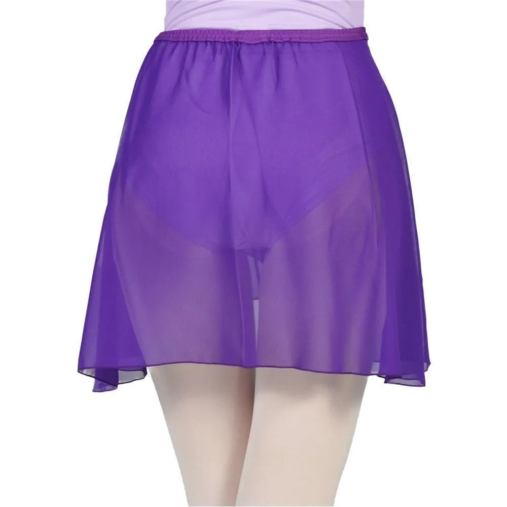 Pull-On Wrap Skirt Chiffon Adult