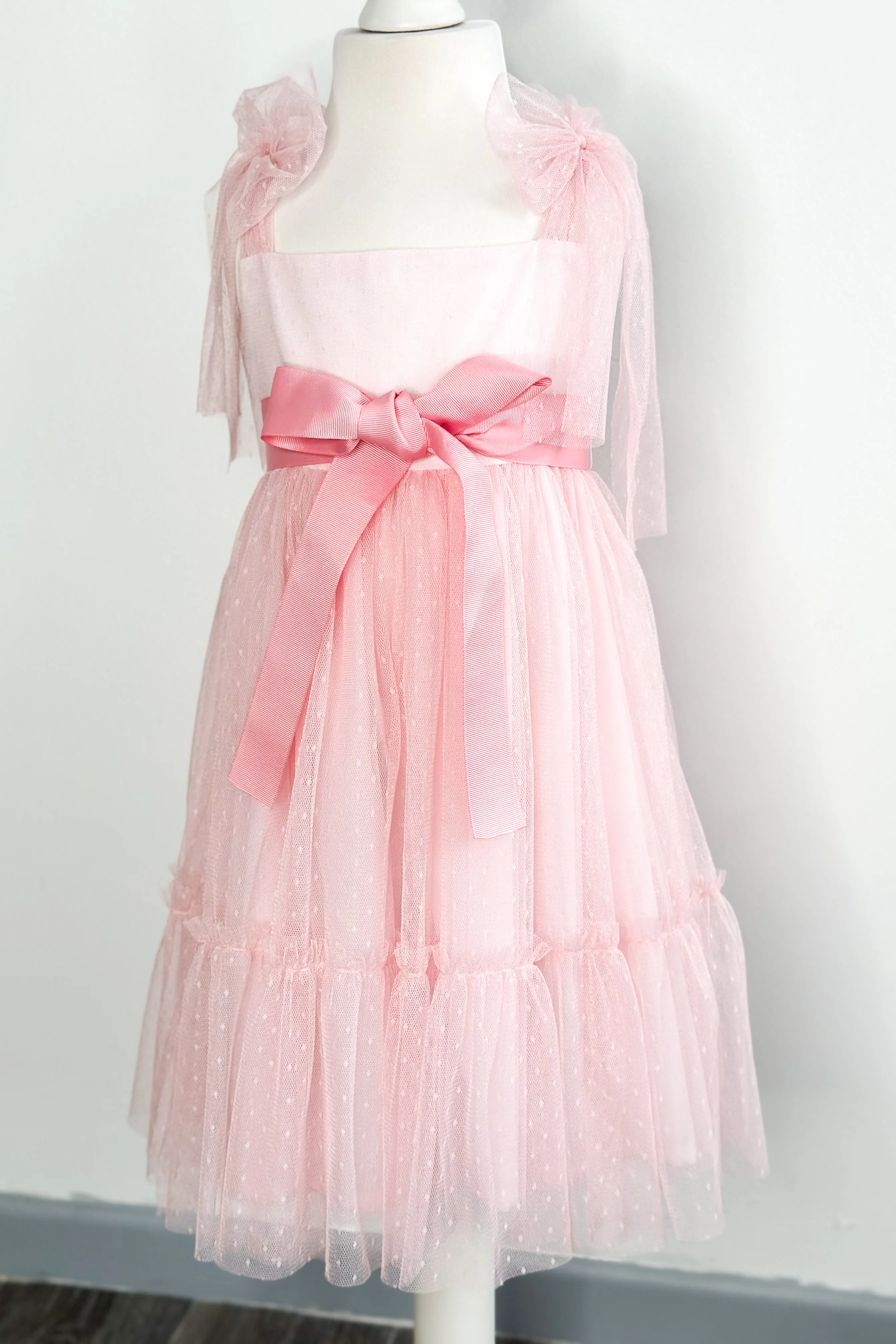 "Aurora" Pink Tulle Dress