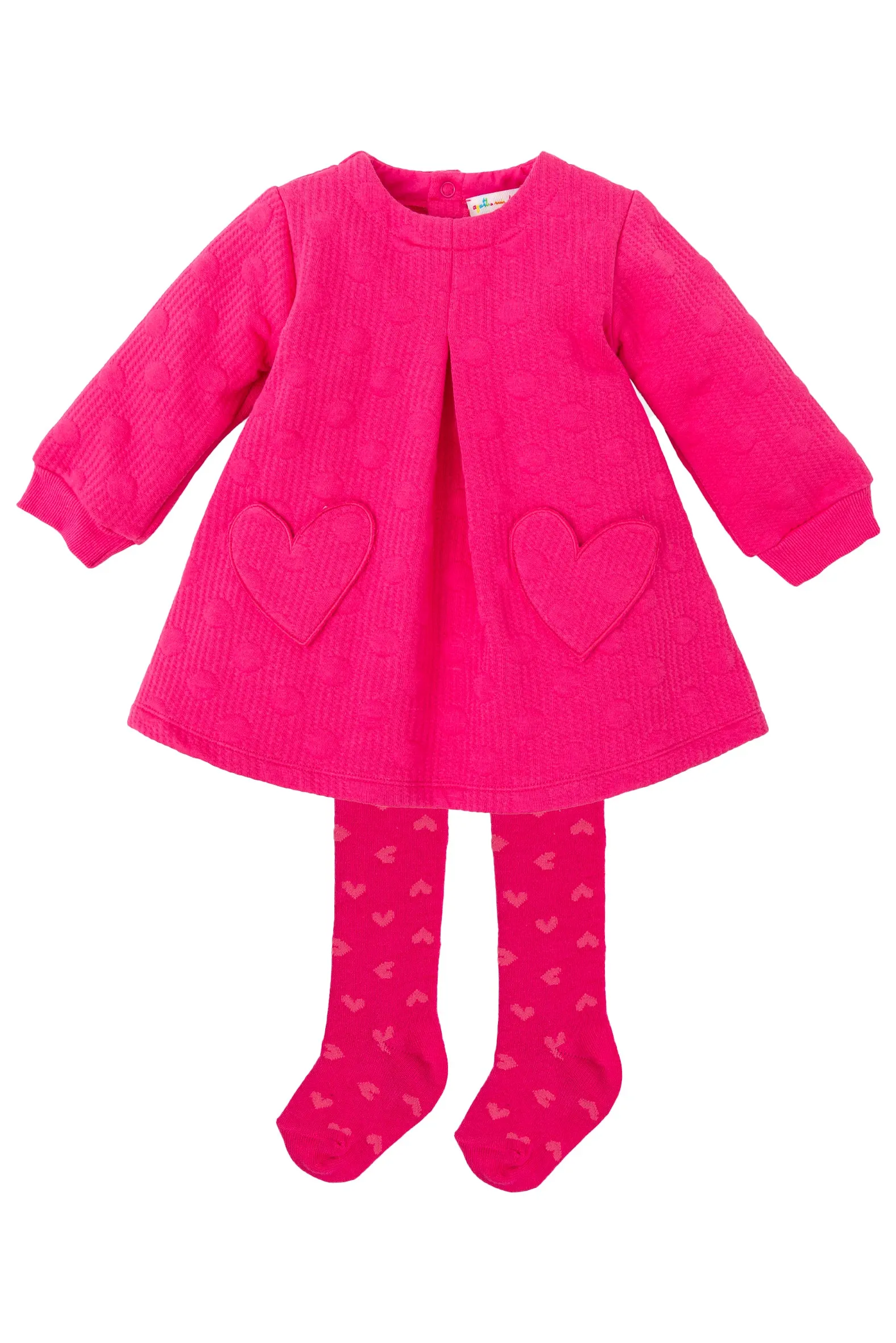 "Francie" Fuchsia Pink Dress & Tights