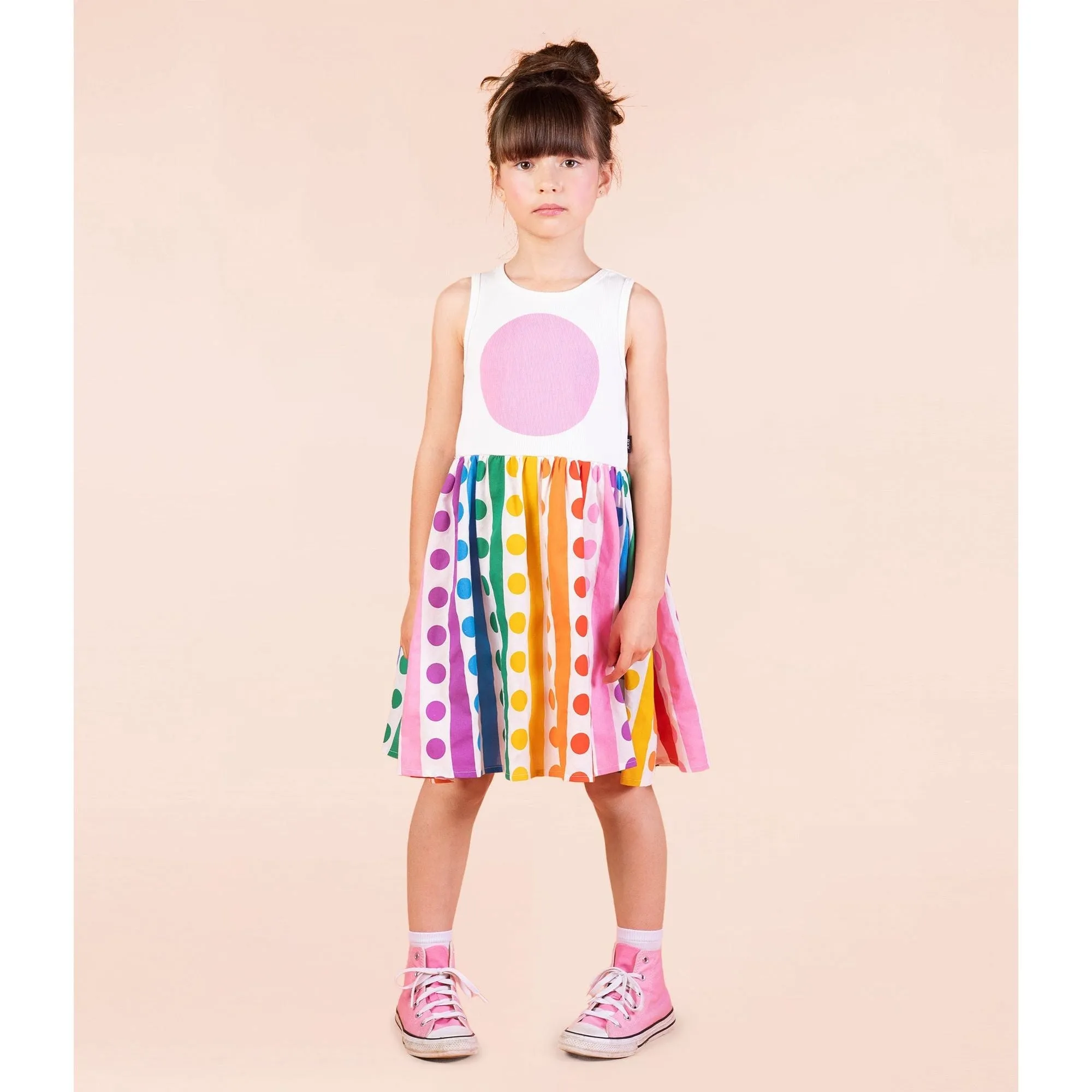 Rainbow Drops Singlet Dress