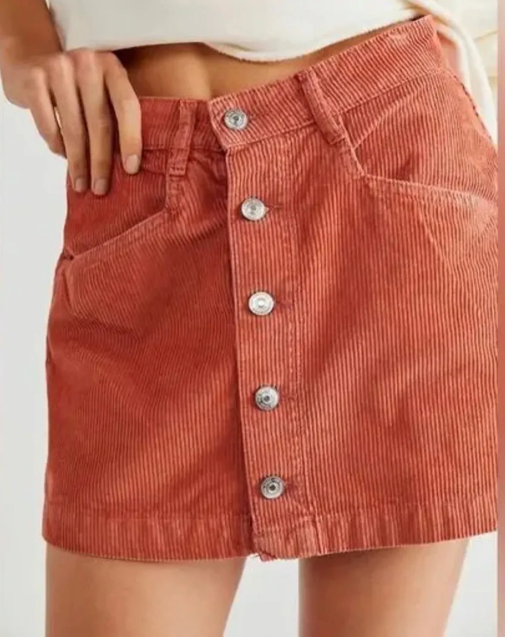 Ray Cord Skirt