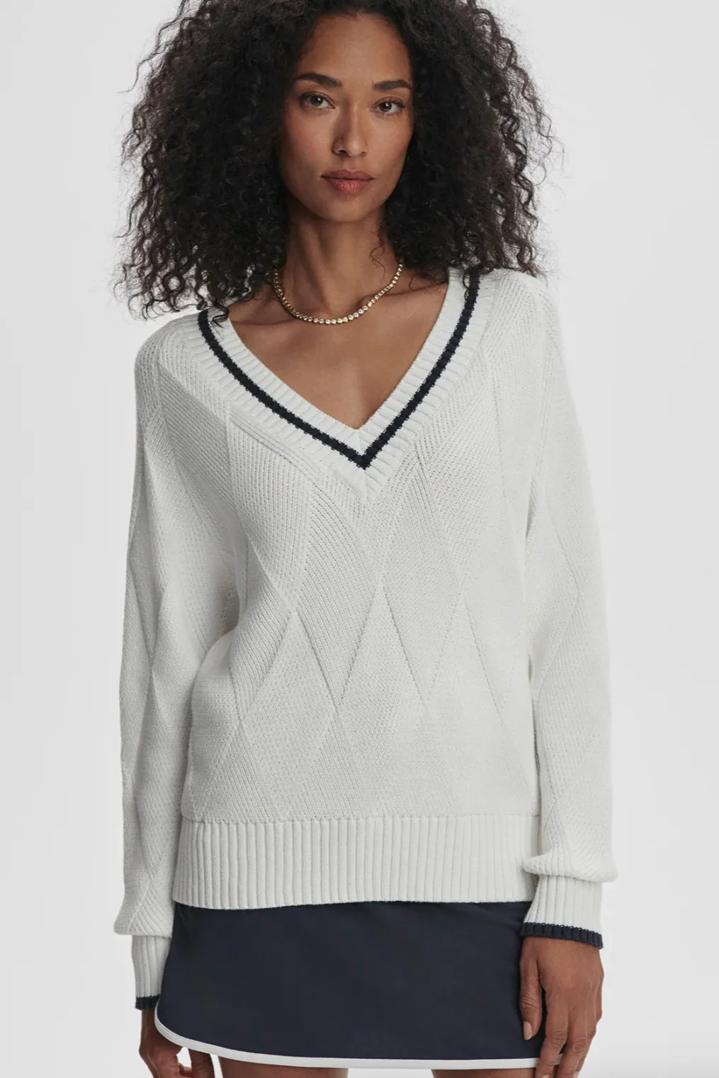Ray Diamond V Neck Sweater