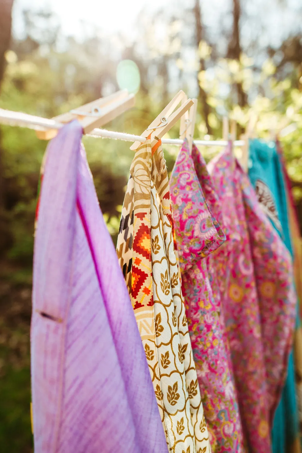 Regular/Maxi Length Up-Cycled Reversible Sari Wrap Skirt #86/87