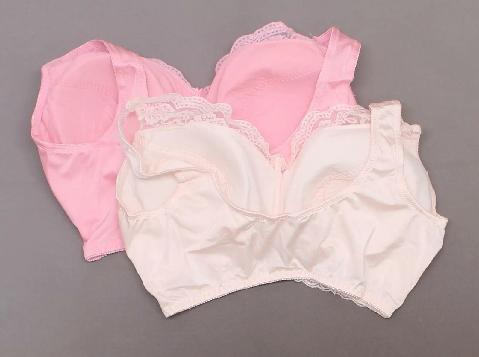 Rhonda Shear Plus Size 2 Pack Pinup Bras With Removable Pads Pink Multi 2X