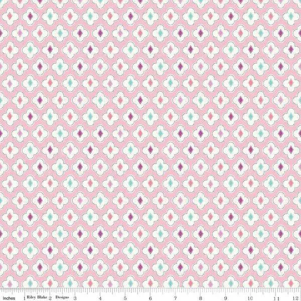 Riley Blake - Enchanted - Medallion - Pink