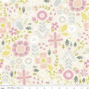 Riley Blake - Goldilocks - Floral - Cream