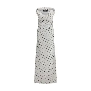 Rita pois long Dress