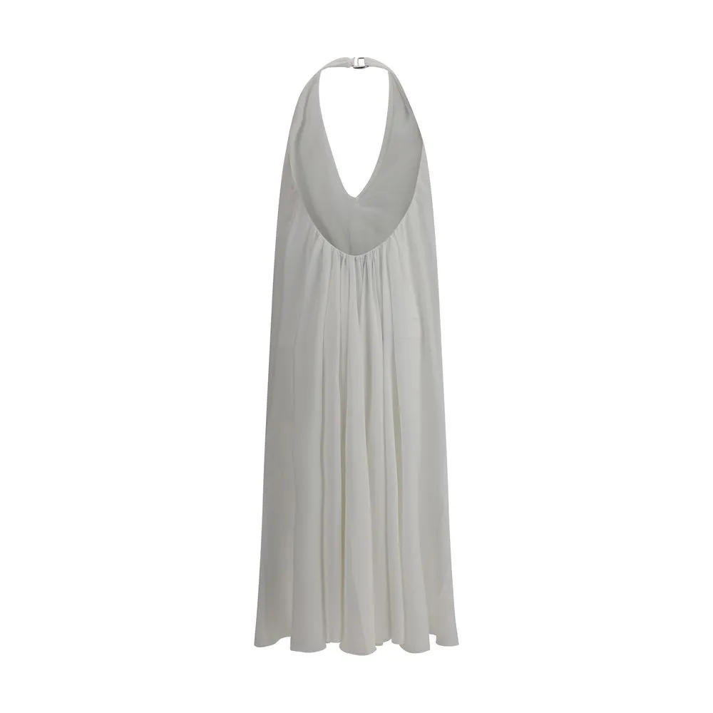 Rita pois long Dress