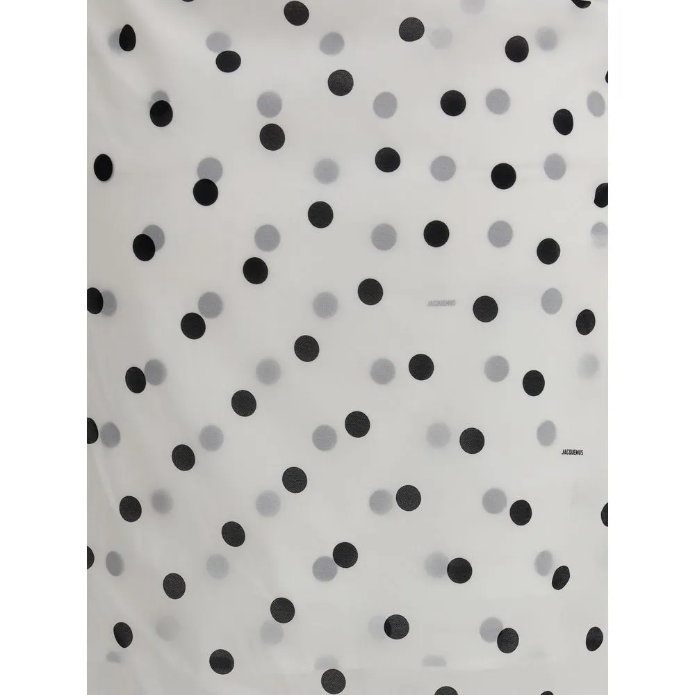 Rita pois long Dress