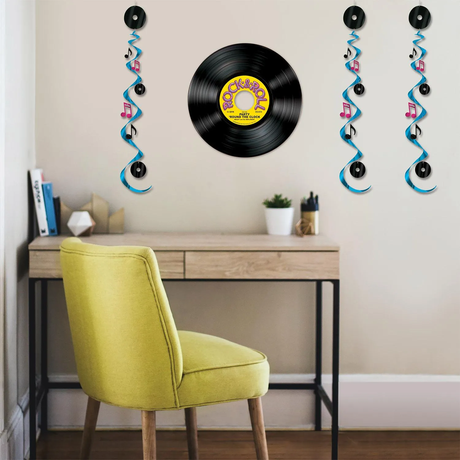 Rock & Roll Party Whirls (3 per Package)