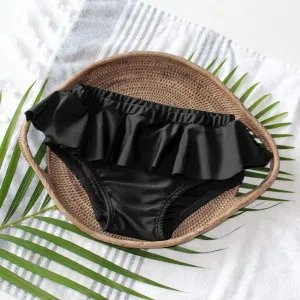 Ruffle Swim Briefs:  UPF50 