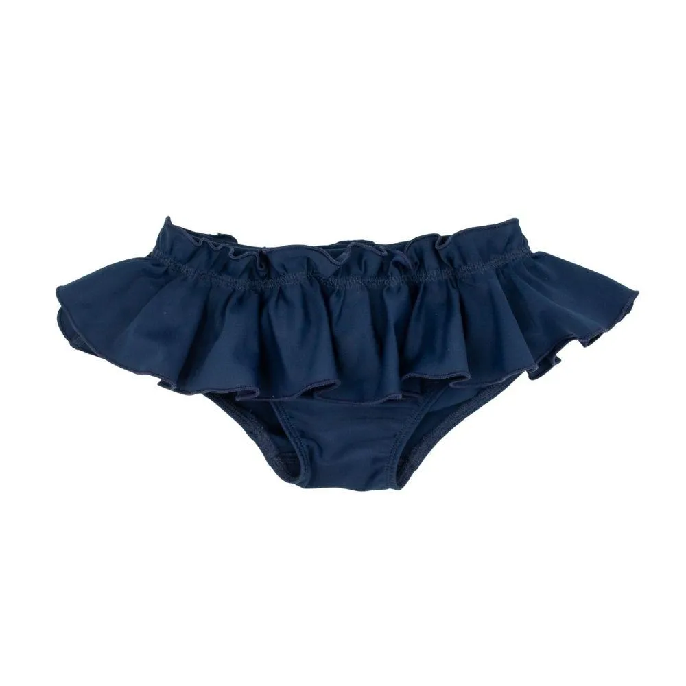 Ruffle Swim Briefs:  UPF50 