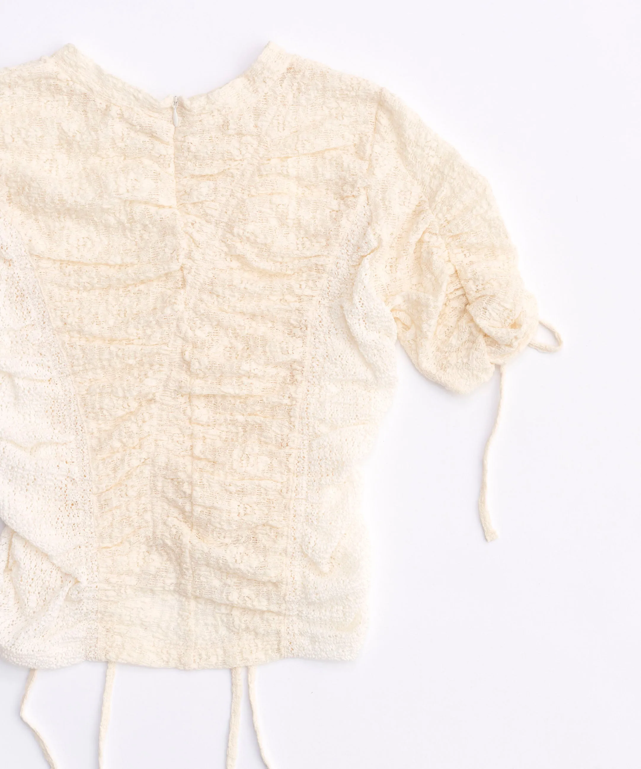 【SALE】Lace Shirring Tops