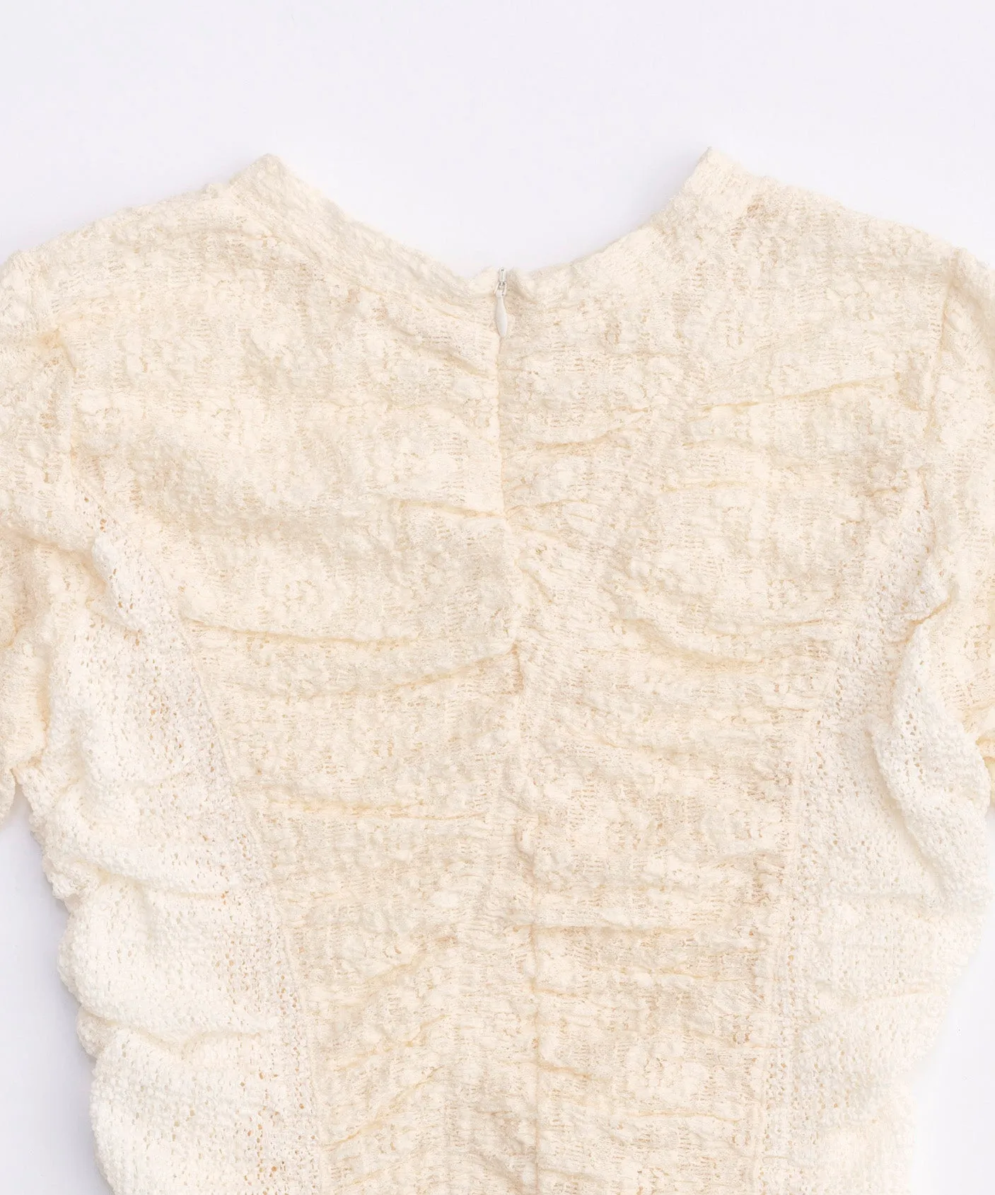 【SALE】Lace Shirring Tops
