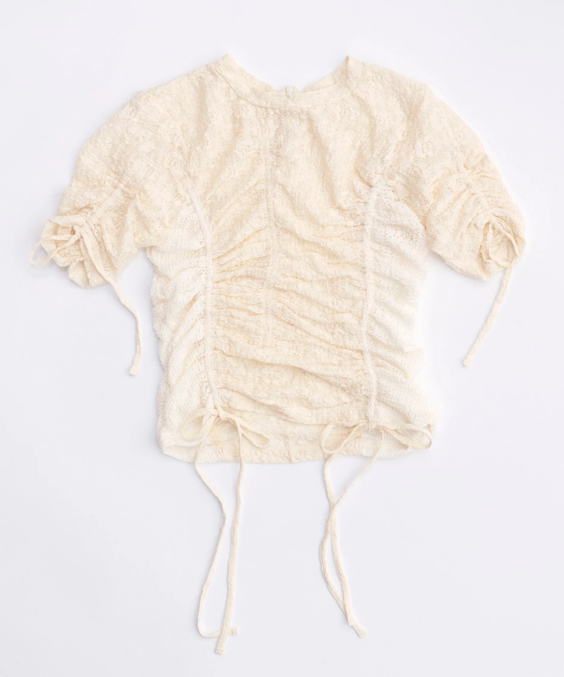【SALE】Lace Shirring Tops